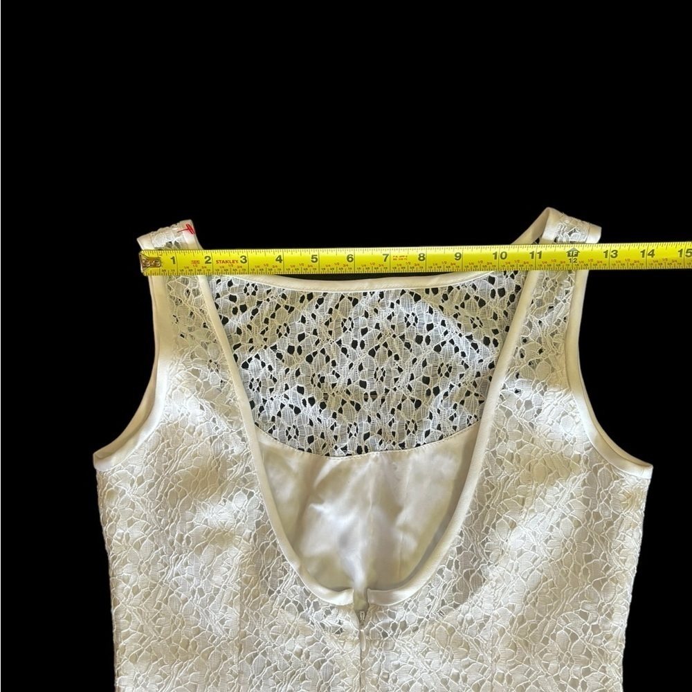 Trio New York white lace sheath dress size 4 - Picture 11 of 15